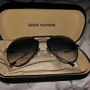 Louis Vuitton aviator sunglasses.